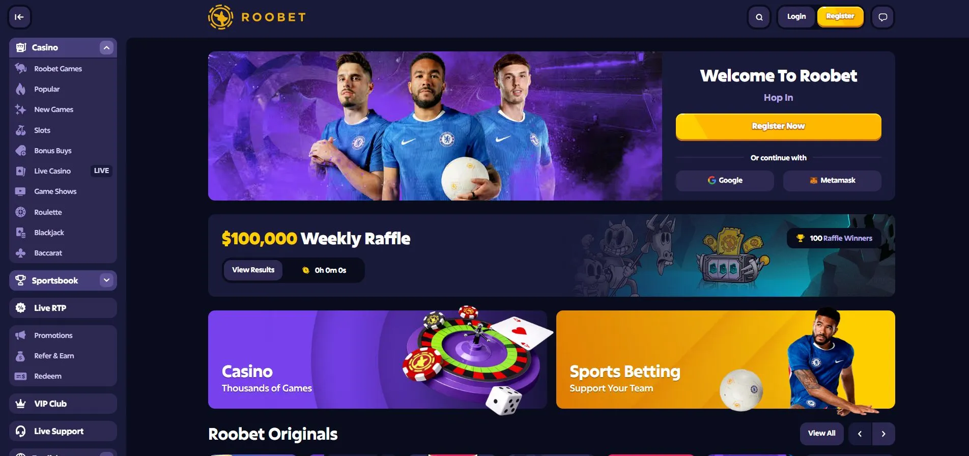 Fakta om Roobet Fakta om Roobet